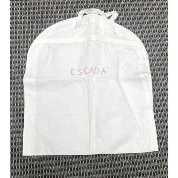 ESCADA Long Dust Bag Travel Garment White Pink 53”Lx 24”W - Picture 5 of 5